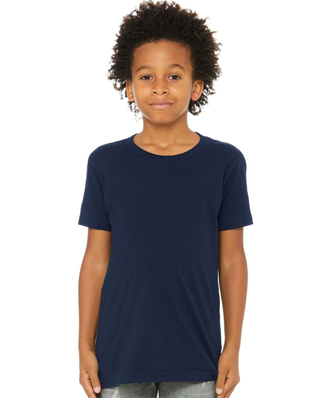 6 Pack BELLA+CANVAS® Youth Jersey Tee 3001Y for School, Sports & Custom Printing Unisex Cotton Kids Shirt Bundle